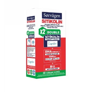 Sorvagen Smart Double Sitikolin Omega 3 30 Kapsül