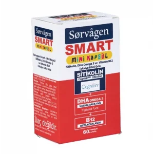 Sorvagen Smart Mini Sitikolin Omega-3 B12 60 Kapsül