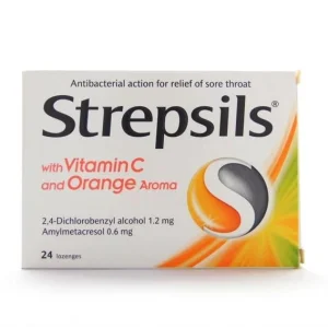 Strepsils C Vitaminli Portakal Aromalı 24 Pastil