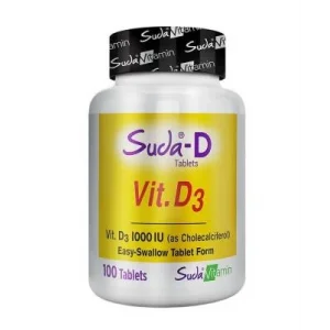Suda-D Vitamin D3 1000 IU 100 Tablet