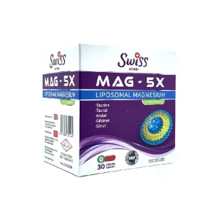 Swiss Bork Mag-5X Liposomal Magnesium 30 Kapsül