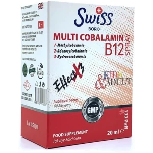 Swiss Bork Multi Cobalamin B12 Dilaltı Sprey 20 mL
