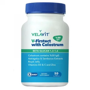 Velavit V-Firstect with Colostrum 30 Kapsül