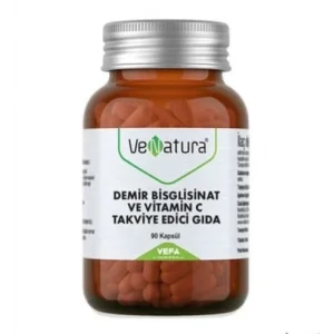 Venatura Demir Bisgilisinat Vitamin C 90 Kapsül