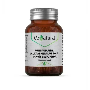 VeNatura Multivitamin, Multimineral ve DHA Takviye Edici Gıda 30 Yumuşak Kapsül