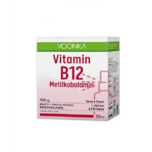 Voonka B12 Metilkobalamin Sprey & Damla 20 ml