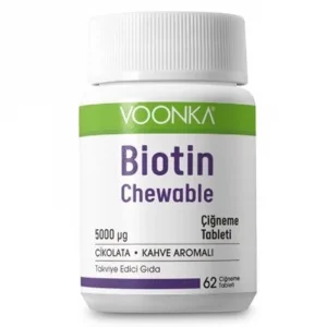 Voonka Biotin Chewable 60 Çiğneme Tableti