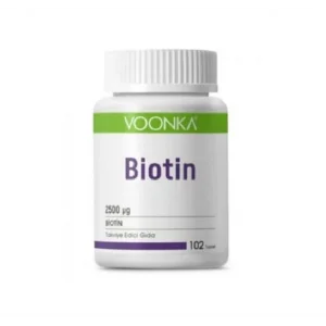 Voonka Biotin İçerikli Takviye Edici Gıda 102 Tablet
