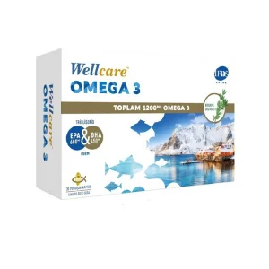 Wellcare Omega 3 1200 mg 30 Kapsül