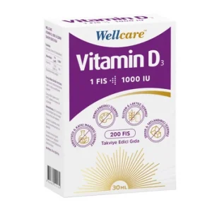 Wellcare Vitamin D3 1000 IU 30 ml