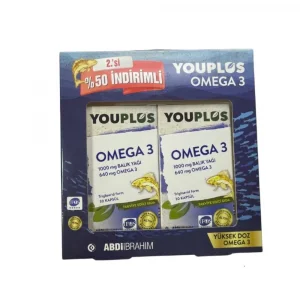 YouPlus Omega3 2x30 Kapsül Balık Yağı