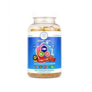 Zühre Ana Omega 3 Balık Yağı - 200 Kapsül (1300 mg)