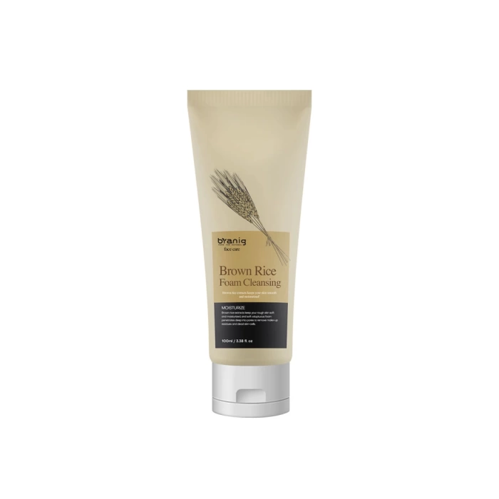 BRANIG Anti Sebum Leke Karşıtı Kore Yüz Temizleme Köpüğü Pure Nature Brown Rice Foam Cleansing