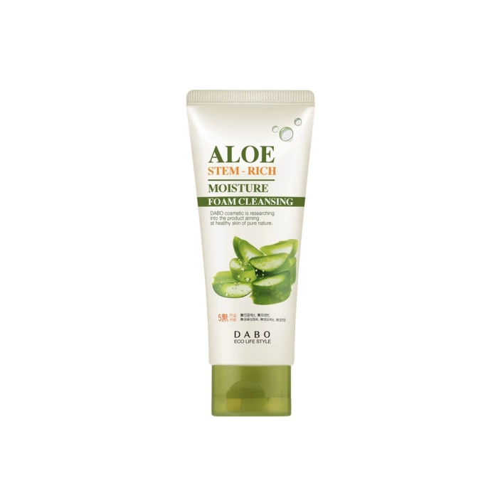 DABO Aloe Yatıştırcı Kore Yüz Temizleme Köpüğü Aloe Stem-rich Moisture Foam Cleansing