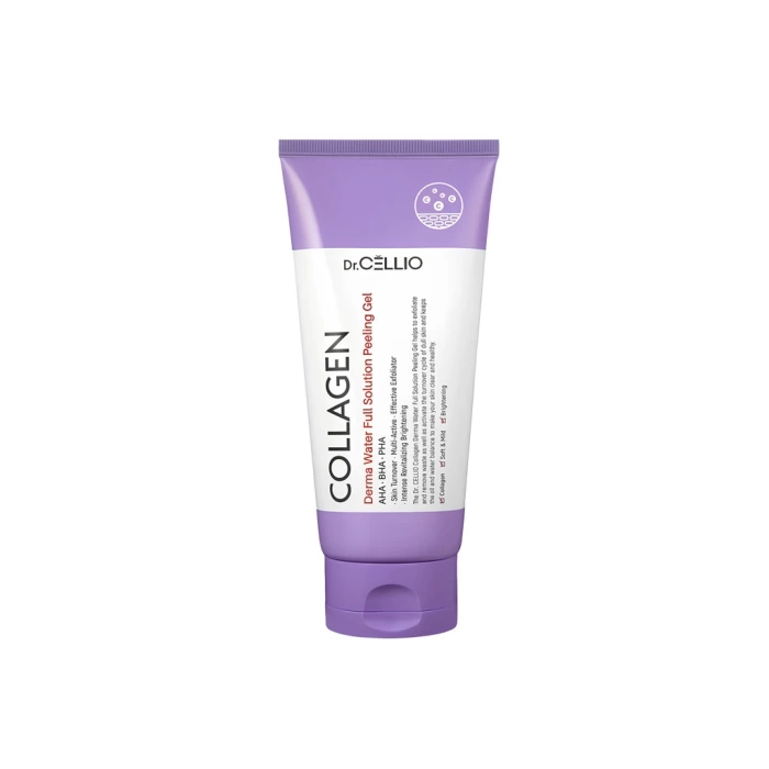 DR. CELLIO Gençleştirici Sıkılaştırıcı ve Renk Açıcı Aha-bha-pha Derma Collagen Kore Peeling Jel Büyük Boy (180ml)