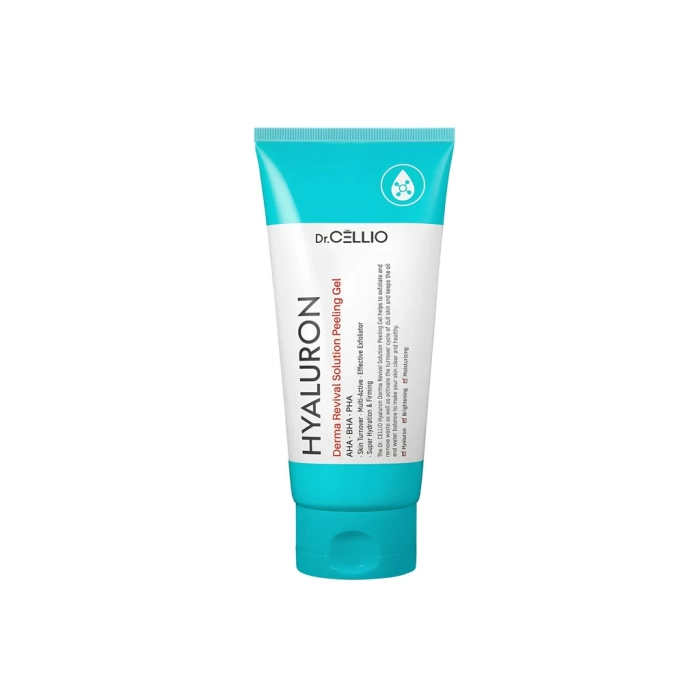 DR. CELLIO Yoğun Nemlendirici ve Tazeleyici Aha-bha-pha Derma Hyaluronic Acid Kore Peeling Jel Büyük Boy (180ml)