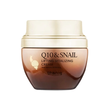 BRANIG Yoğun Sıkılaştırıcı Yaşlanma Karşıtı Q10&snail Lifting Vitalizing Kore Cilt Bakım Kremi