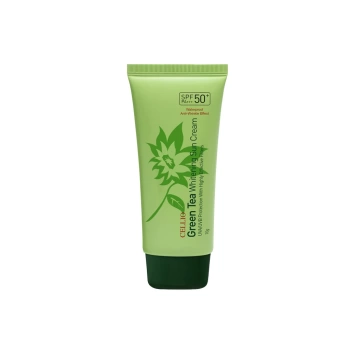 DR. CELLIO Green Tea içeren Yatıştırıcı Leke ve Akne Karşıtı Spf50 Yeşil Çay Özlü Renkli Kore Güneş Koruyucu Krem