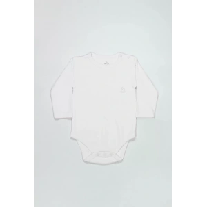 Bistyle Natural Basic Style Uzun Kol Body 17104 Beyaz