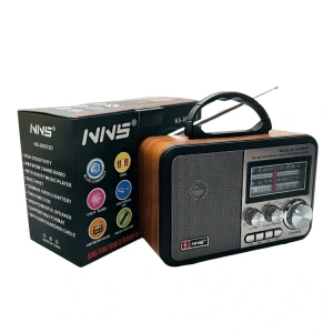 Nns Ns-8897 Orta Boy Retro, Nostaljik, Ahşap Tasarım Radyo