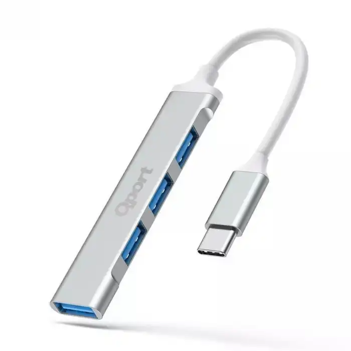 QPORT 4 PORT TYPE-C TO USB ÇOKLAYICI (Q-TUC05)