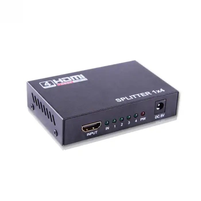 QPORT FULL HD 1 GIRIS 4 CIKIS HDMI SPLITTER (SINYAL COGALTICI) (Q-SPL4)