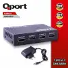 QPORT FULL HD 1 GIRIS 4 CIKIS HDMI SPLITTER (SINYAL COGALTICI) (Q-SPL4)