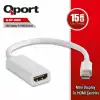 QPORT MINI DISPLAY to HDMI ÇEVİRİCİ 4K 30Hz (Q-DP-HDM)