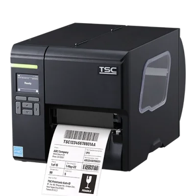 TSC ML240P Termal Transfer, 203 Dpi USB Ethernet Endüstriyel Barkod Etiket Rulo Yazıcı