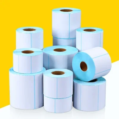 Motiva Termal Eco Market Sarı Karton Raf Barkod Etiketi 58x40 350Adet/Rulo