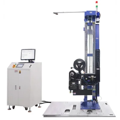 Motiva Termal Transfer Asansörlü Otomatik Yüksekliğe Göre 8 210mm Etiket Yaz Yapıştır ( Print & Apply ) Yazıcı ile Beraber Tam Set