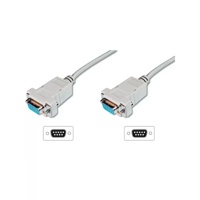 TSC Baskı Motoru İçin Seri – 1,8 m, 9 pin / bej Kablo