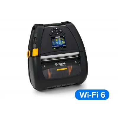 ZEBRA 4 DT Printer ZQ630 Plus ZQ63-RUXAE14-00 RFID Wi-Fi 6 Dual Radio (802.11AX / BT5.x) Maksimum Verimlilik İçin Birinci Sınıf Mobil Etiket Ve Fiş Yazıcı