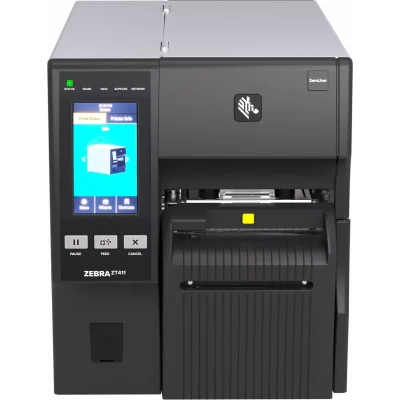 ZEBRA Direkt Termal Taşıyıcısız Kaplamasız Linerless Barkod Etiket Yazıcı ZT411 - 8 dot/mm (203 Dpi ) Serial, USB, Ethernet, Bluetooth 4.1/MFi, USB Host, Linerless Cutter, EZPL Model No: ZT41142-D9E0000Z