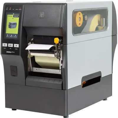 ZEBRA Termal Transfer Barkod Etiket Yazıcı ZT411 - 12 dot/mm (300 Dpi ) Geri Sarma (Etiket Sıyırıcı) Model No: ZT41143-T4E0000Z