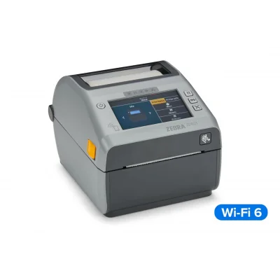 ZEBRA ZD621 Direkt Termal Barkod Etiket Yazıcı Renkli Dokunmatik LCD Ekran, 203 Dpi, USB, USB Host, Ethernet, Seri, WiFi Kablosuz, Bluetooth BT4, Kesici, Model No: ZD6A142-D2EL02EZ