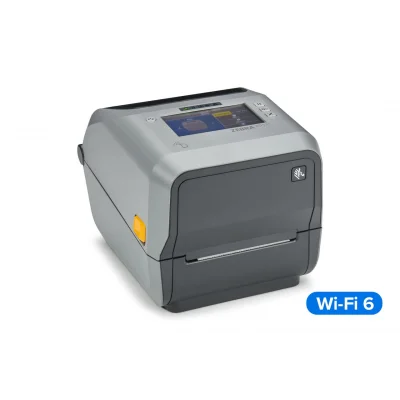 ZEBRA ZD621R Termal Transfer Barkod Etiket Yazıcı 4.3 Renkli Dokunmatik LCD Ekran; 203 Dpi, USB, USB Host, Ethernet, Seri, WiFi Kablosuz, Bluetooth BT4, Etiket Sıyırıcı, RFID - UHF, Model No: ZD6A142-31ELR2EZ