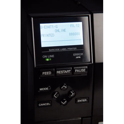 TOSHiBA B-EX4T1 NE Termal Transfer, 203 Dpi USB Ethernet, Endüstriyel Barkod Etiket Rulo Yazıcı