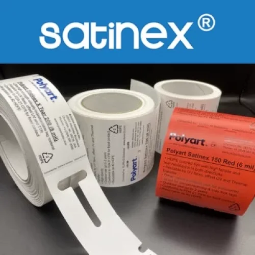 Motiva Yem Etiketi HDPE Rulo Beyaz / Mavi / Sarı / Kırmızı 100 mikron 300mt