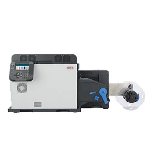 Oki Pro1050 5 Renkli LED CMYKW Kuru Toner 130mm Rulo Etiket Yazıcı