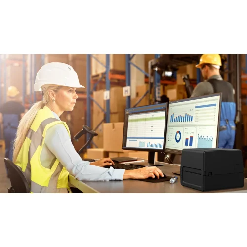 TOSHiBA BV420T Termal Transfer, 203 Dpi USB Ethernet, Premium Masaüstü Barkod Etiket Rulo Yazıcı