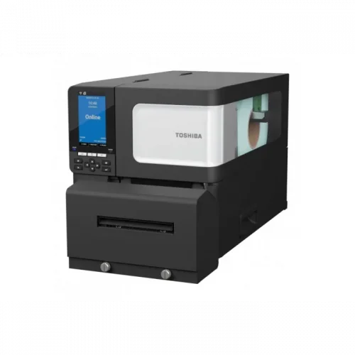 TOSHiBA BX410T Flat Termal Transfer, 203 Dpi USB Ethernet, Premium Endüstriyel Barkod Etiket Yazıcı