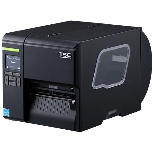 TSC ML241P Termal Transfer, 203 Dpi USB Ethernet Kompakt Endüstriyel Barkod Etiket Rulo Yazıcı