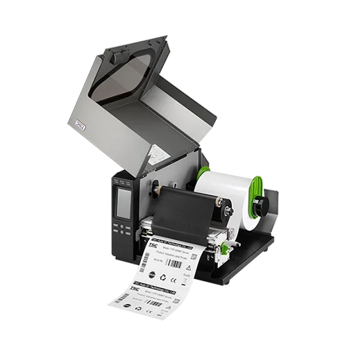 TSC TTP-384MT Termal Transfer, 300 Dpi USB Ethernet Performans Endüstriyel Barkod Etiket Rulo Yazıcı
