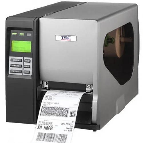 TSC TTP-346MT Termal Transfer, 300 Dpi USB Ethernet, Endüstriyel Barkod Etiket Rulo Yazıcı