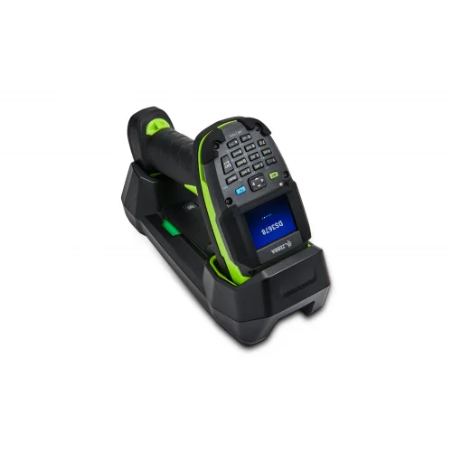 ZEBRA DS3678-ER3U4212SVW Model Ultra Dayanıklı Yeşil Vibrasyonlu Kablosuz Barkod Okuyucu Standard Cradle USB