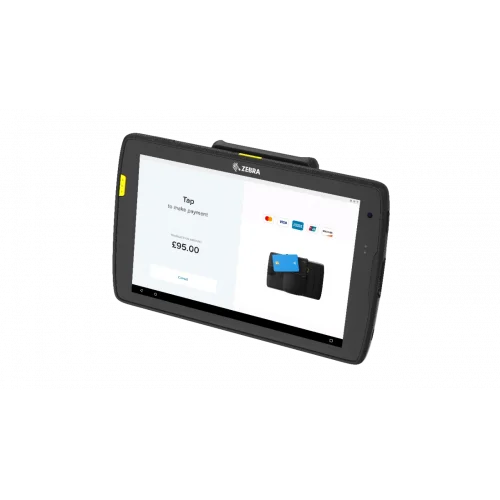 ZEBRA ET40AB-001C1B0-TR Dayanıklı Tablet, 10.1 WUXGA Ekran, WiFi 6, SE4100 Tarayıcı, 4GB RAM/64GB, 5MP/13MP Kameralar, NFC, IP65, Android GMS