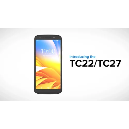 ZEBRA TC22 El Terminali, WLMT0-T22B6ABE2-A6 TC22; WLAN, Wifi 6, SE4710, 6 Ekran, 6GB/64GB, 16MP RFC, 5MP FFC, 2-Pin Arka G/Ç, Genişletilmiş Pil, NFC, BT, USB-C, GMS