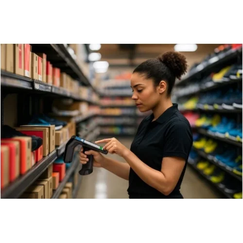 Zebra TC22R RFID Entegre Kızaklı Tabanca El Terminali, 6GB/64GB Android GMS, Wi-Fi 6E, SE4710 Okuyucu Parça No: TC2205-0G1250SS-E8