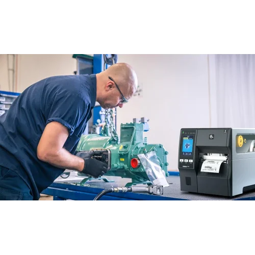 ZEBRA Termal Transfer Barkod Etiket Yazıcı ZT411 - 12 dot/mm (300 Dpi ) Kesici Model No: ZT41143-T2E0000Z